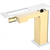 Смеситель для биде Boheme Q 146-GCR золото/хром