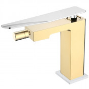 Смеситель для биде Boheme Q 146-GCR.2 золото/хром