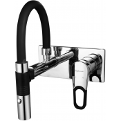 Смеситель для раковины Elghansa Squareline 14Q0191 хром/черный