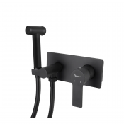 Гигиенический душ Elghansa Berkshire 15Q0943-Black (Set-84) со смесителем черный