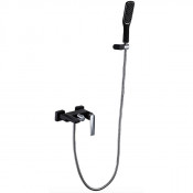 Смеситель для ванны Boheme Venturo 373-B черный/хром