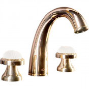 Смеситель для раковины Boheme Satine 297-ST золото