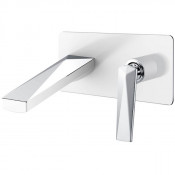 Смеситель для раковины Boheme Venturo 375-W белый/хром