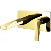 Смеситель для раковины Boheme Venturo 385 золото
