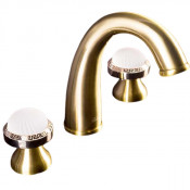 Смеситель для раковины Boheme Satine 317-ST бронза