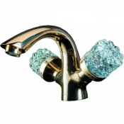 Смеситель для раковины Boheme Crystal 311-CRST бронза