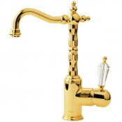 Смеситель для раковины Boheme Imperiale Presente 322 золото