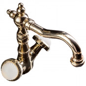 Смеситель для раковины Boheme Satine 292-ST золото