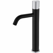 Смеситель для раковины Boheme Stick 122-BCR.2 черный/хром