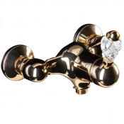 Смеситель для душа Boheme Crystal 284-CRST золото