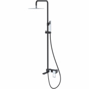 Душевая система Boheme Q 148-BCR черный/хром