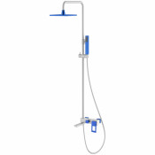 Душевая система Boheme Q 148-WUV белый/синий