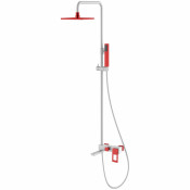 Душевая система Boheme Q 148-WR белый/красный