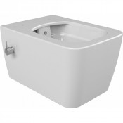 Унитаз-биде подвесной Boheme Zen 967-2 белый глянец