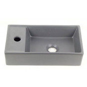 Раковина накладная Melana 41 320351MG-805 серая матовая