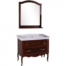 Комплект мебели для ванной ASB-Woodline Модерн 105 1124601 антикварный орех