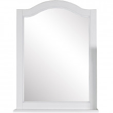 Зеркало ASB-Woodline Модерн 85 11232 белый с патиной серебро