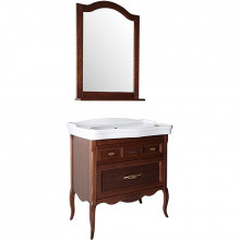 Комплект мебели для ванной ASB-Woodline Модерн 85 1124701 антикварный орех