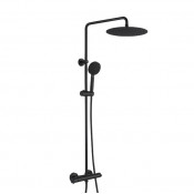 Душевая колонна с термостатическим смесителем для душа Bravat Waterfall F939114BM-A2-RUS