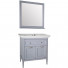 Комплект мебели для ванной ASB-Woodline Гранда 85 1148702 grigio