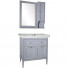 Комплект мебели для ванной ASB-Woodline Гранда 85 1148703 grigio