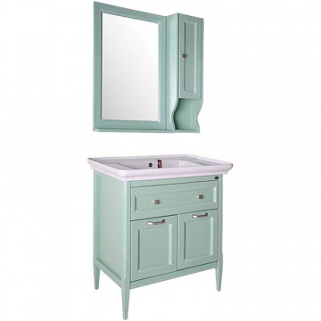 Комплект мебели для ванной ASB-Woodline Гранда 85 1148703 verde