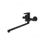 Смеситель для ванны c длинным изливом Bravat Opal F6125183BM-02L-RUS