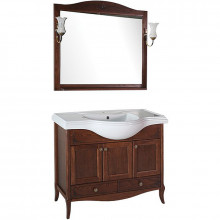 Комплект мебели для ванной ASB-Woodline Салерно 105 969701 антикварный орех