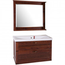 Комплект мебели для ванной ASB-Woodline Прато 100 965101 антикварный орех