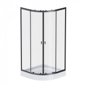 Душевой уголок Am.Pm X-Joy W88E-205-080BT 80х80 с поддоном черный матовый