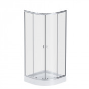 Душевой уголок Am.Pm X-Joy W88E-205-080MT c поддоном 80х80 хром матовый