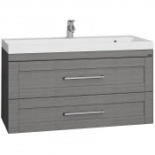 Тумба с раковиной подвесная Санта Венера 100 221021 дуб серый