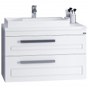 Тумба с раковиной подвесная Санта Нептун 80 230012 белый