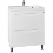 Тумба с раковиной напольная Санта Сатурн 70 700268 белый