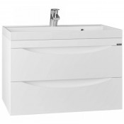 Тумба с раковиной подвесная Санта Сатурн 80 700271 белый