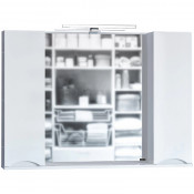 Зеркальный шкаф СанТа Сатурн 100 700276 с подсветкой белый