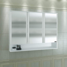 Зеркальный шкаф СанТа Вегас 120 700509 с подсветкой белый