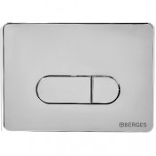 Клавиша смыва Berges Novum D3 040033 хром