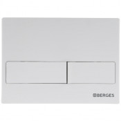 Клавиша смыва Berges Novum L4 040014 Soft Touch белый