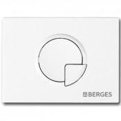 Клавиша смыва Berges  Novum R4 040024 Soft Touch белый матовый