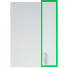 Зеркальный шкаф Corozo Спектр 50 SD-00000685 белый/зеленый