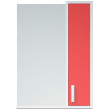 Зеркальный шкаф Corozo Колор 50 SD-00000697 белый/красный