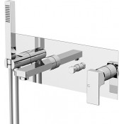 Смеситель для ванны Gattoni Kubik 2505/25C0 хром