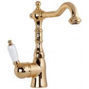 Смеситель для раковины Gattoni Orta 2741/27D0 OLD золото