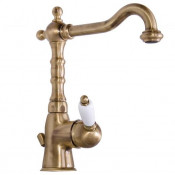 Смеситель для раковины Gattoni Orta 2741/27V0br NEW бронза