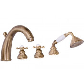 Смеситель на борт ванны Gattoni Vivaldi 1240012V0br бронза