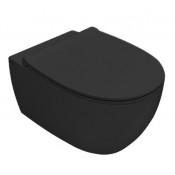 Унитаз подвесной Globo 4ALL MDS03.AR черный матовый
