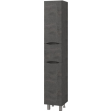 Пенал напольный Vod-ok Adel 35 8851 с б/к левый серый камень