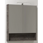 Зеркальный шкаф Vod-ok Грейс 60x80 сосна пасадена