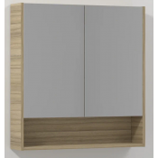 Зеркальный шкаф Vod-ok Грейс 70x80 кокоболо натуральный